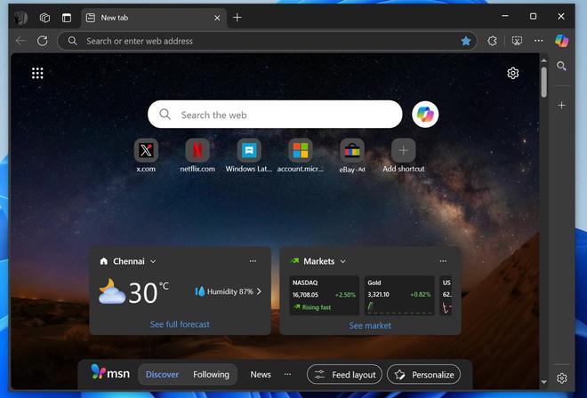 微软Edge浏览器AI升级_ie getelementsbytagname_Edge Copilot新标签页体验