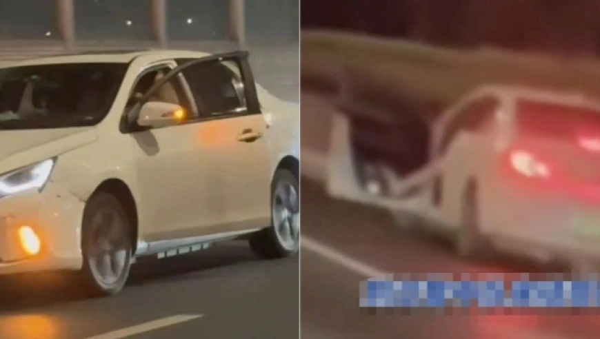 杭州轿车车内互殴，车门大开引争议，警方介入调查