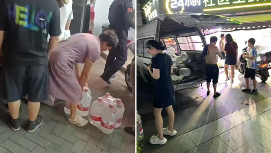 杭州良渚仁和自来水恶臭居民抢水 水务减免5吨水费并连夜排查