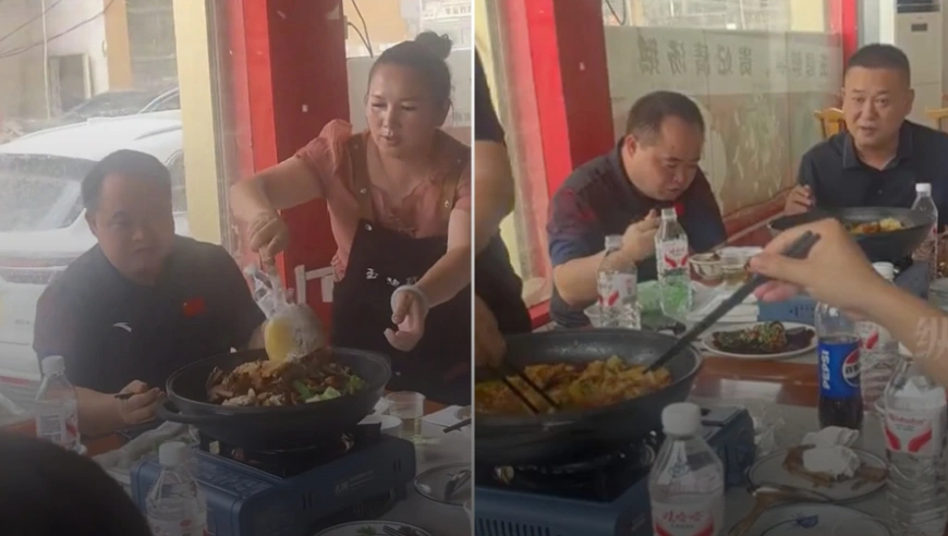 洪灾后首单自掏腰包吃448元醉鹅：为小店打气，烟火气回来了