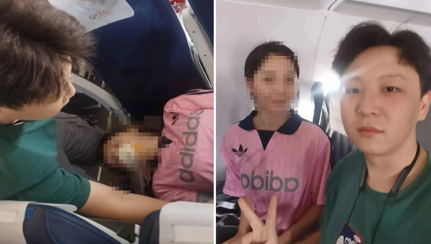 武大医学生飞机上救助呼吸困难乘客，称“量力而行、尽力而为”