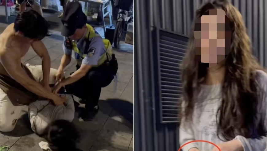 广州女子持刀追小孩被制服，确诊精神分裂症，律师解读法律责任