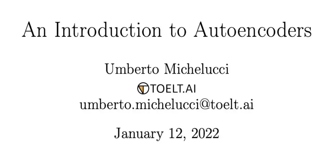 自编码器全面解析：从原理到应用，探索神经网络的无监督学习