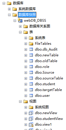 用户权限数据库设计_SQL Server快照特性_数据库快照用途