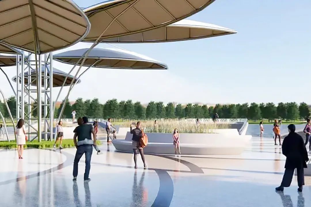 后沙峪镇罗马东湖生态治理工程_后沙峪金融商务区规划_罗马东湖滨水景观提升