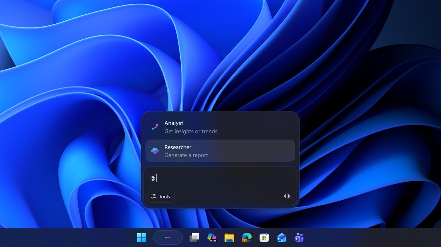 智能体操作系统 Windows 11_怎么把任务栏放在电脑底部_Windows 11 任务栏 AI 智能体集成