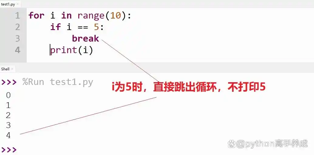 for循环 continue_何时使用for循环和while循环_Python循环语句教程